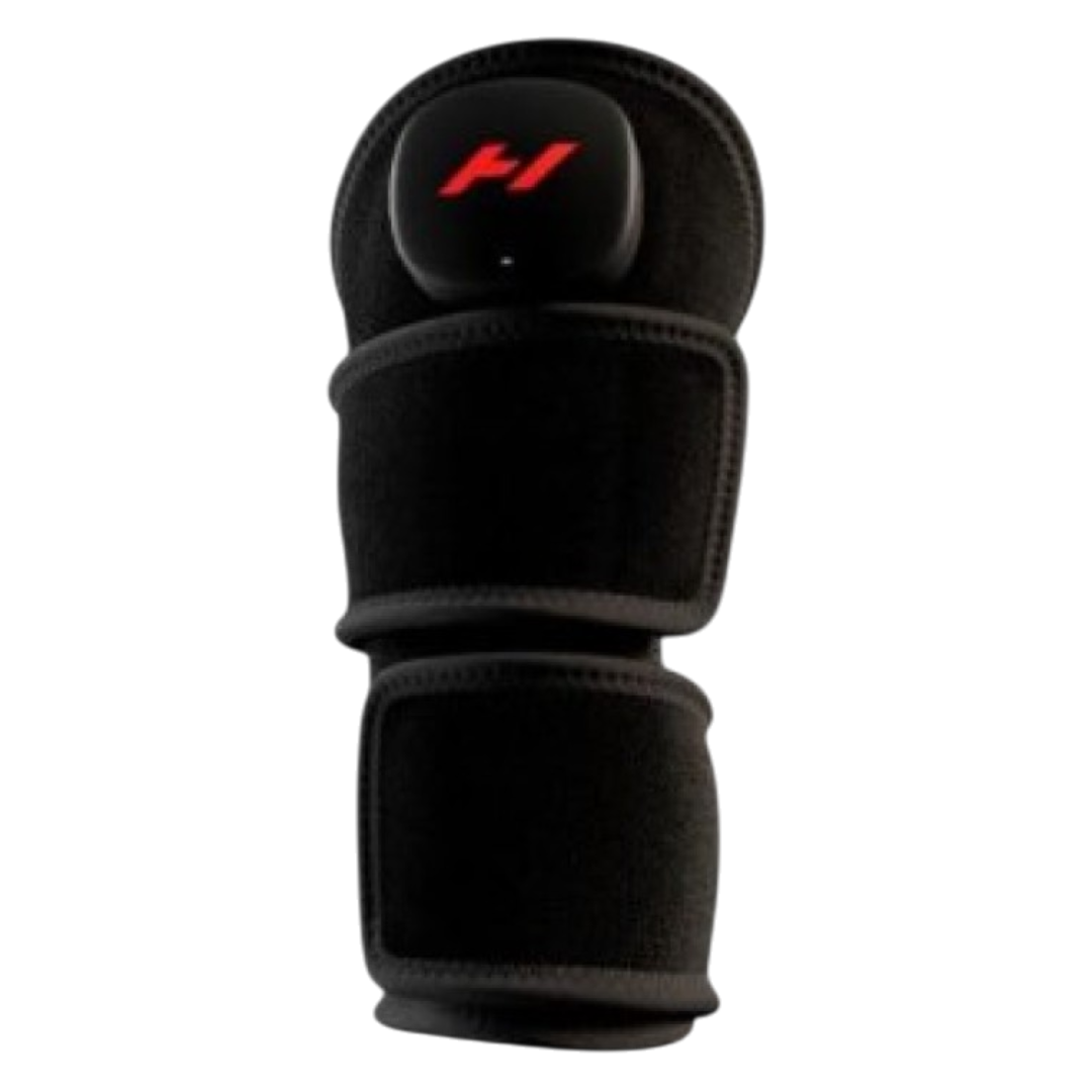 Hyperice Venom 2 heat and vibration leg wrap for muscle recovery, circulation boost, and pain relief after workout